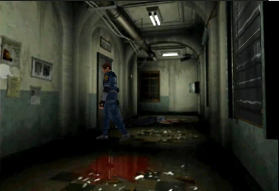 Resident Evil 2 - геймплей игры на PlayStation